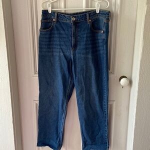 Wild fable high rise straight ankles, size 14. Raw hem.